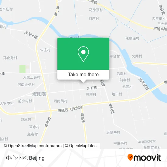 中心小区 map