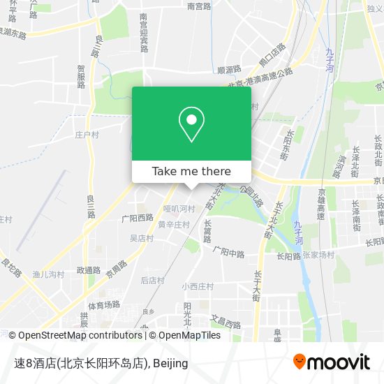 速8酒店(北京长阳环岛店) map