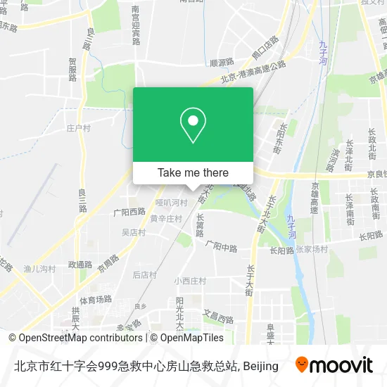 北京市红十字会999急救中心房山急救总站 map