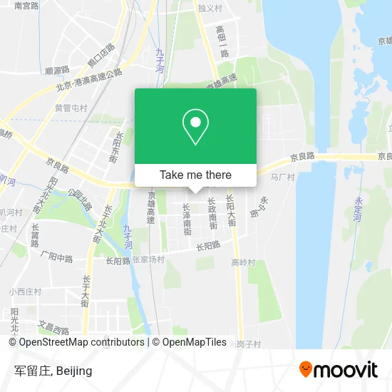 军留庄 map