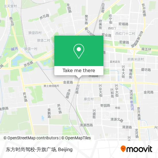 东方时尚驾校-升旗广场 map