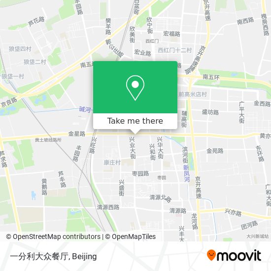 一分利大众餐厅 map
