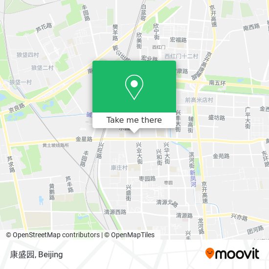 康盛园 map