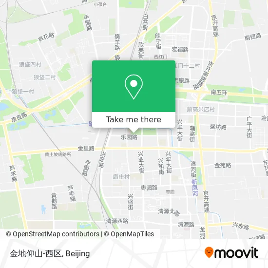 金地仰山-西区 map