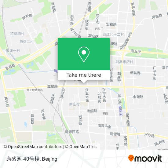 康盛园-40号楼 map