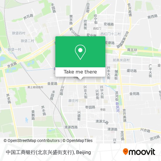 中国工商银行(北京兴盛街支行) map