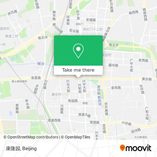 康隆园 map
