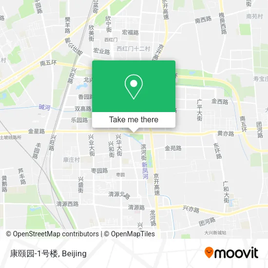 康颐园-1号楼 map