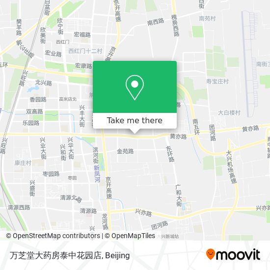 万芝堂大药房泰中花园店 map