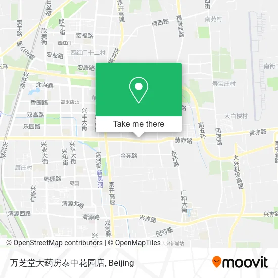 万芝堂大药房泰中花园店 map