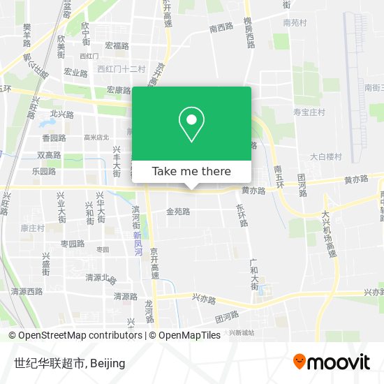 世纪华联超市 map