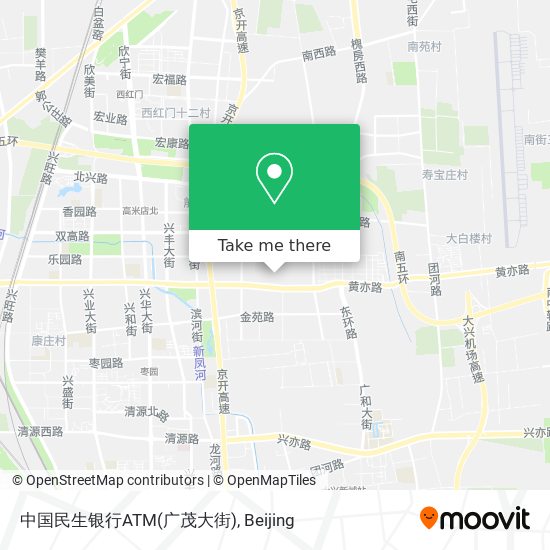 中国民生银行ATM(广茂大街) map