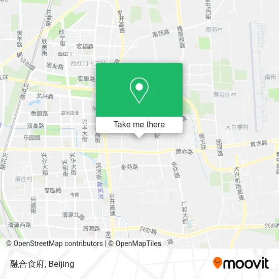 融合食府 map