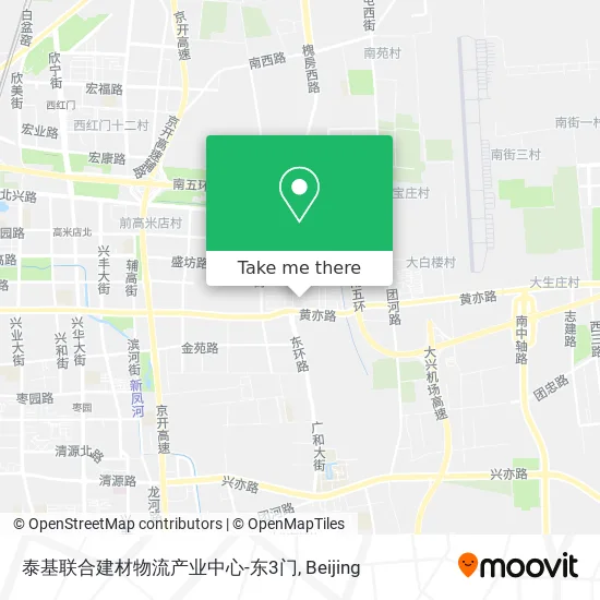 泰基联合建材物流产业中心-东3门 map