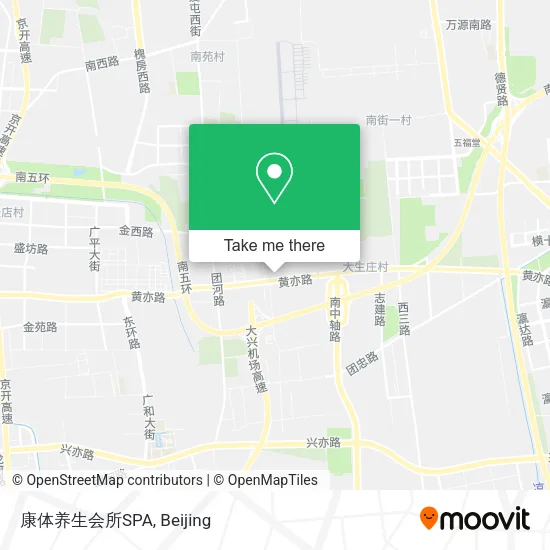 康体养生会所SPA map