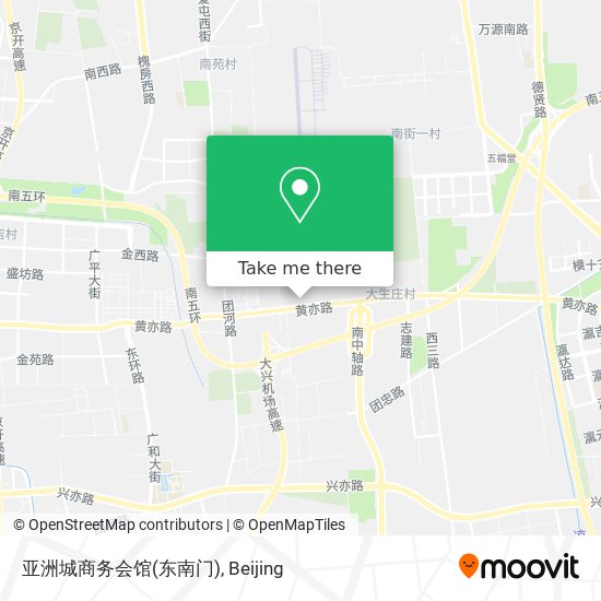 亚洲城商务会馆(东南门) map