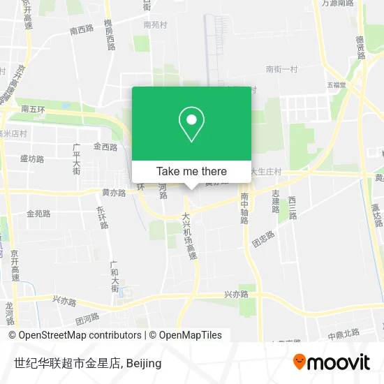 世纪华联超市金星店 map