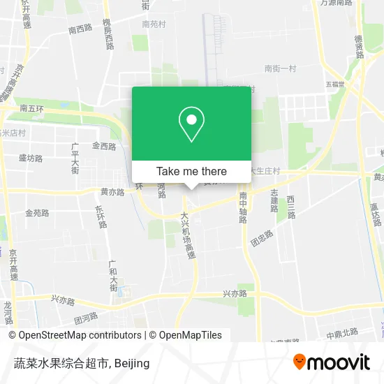 蔬菜水果综合超市 map