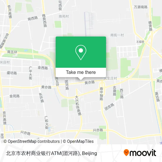 北京市农村商业银行ATM(团河路) map