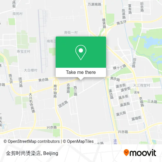 金剪时尚烫染店 map
