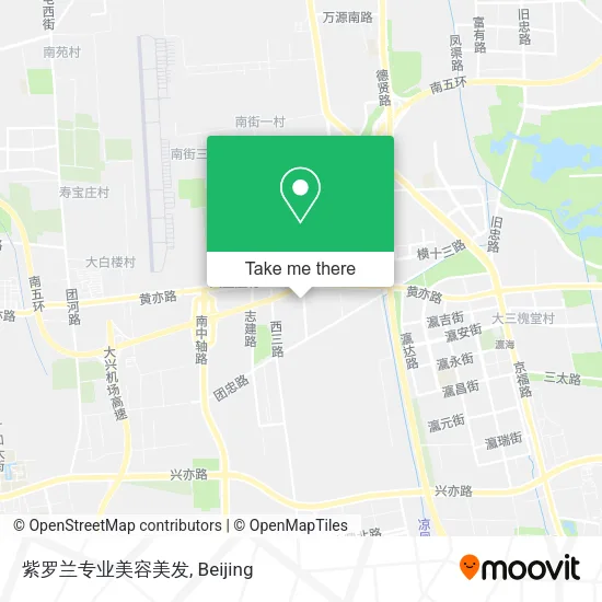 紫罗兰专业美容美发 map