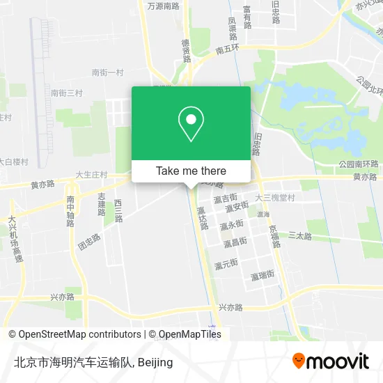 北京市海明汽车运输队 map