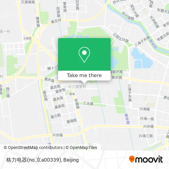 格力电器(no.京a00339) map