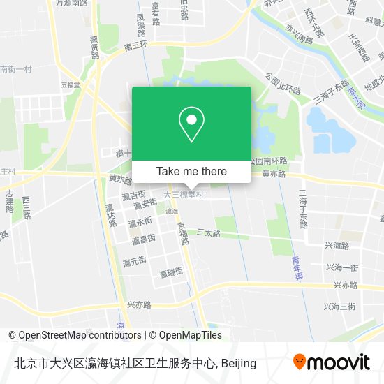 北京市大兴区瀛海镇社区卫生服务中心 map