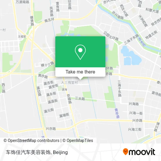 车饰佳汽车美容装饰 map