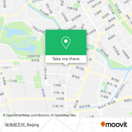 瑞海园五区 map