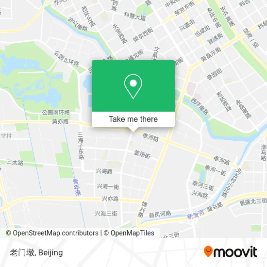 老门墩 map