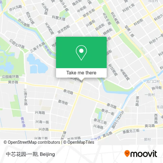 中芯花园-一期 map