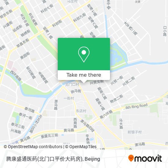 腾康盛通医药(北门口平价大药房) map