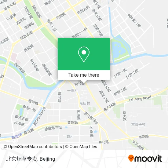 北京烟草专卖 map