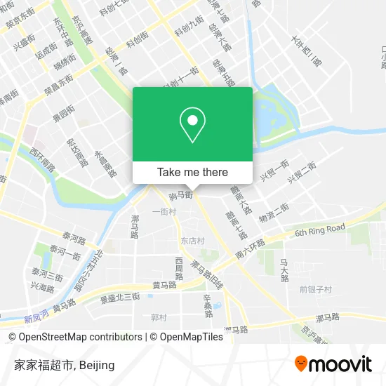 家家福超市 map