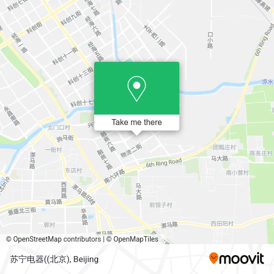苏宁电器((北京) map