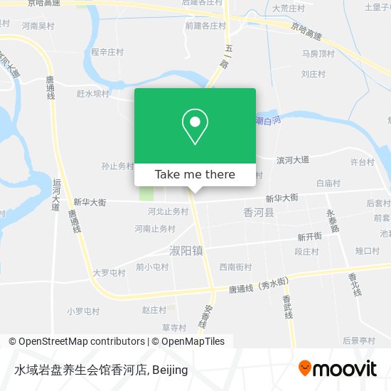 水域岩盘养生会馆香河店 map