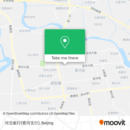 河北银行(香河支行) map