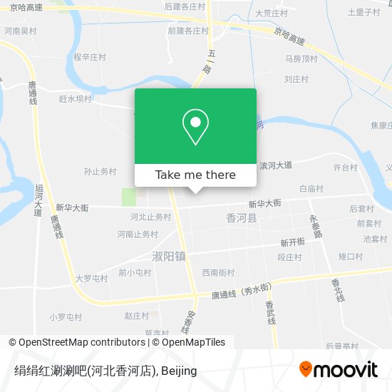 绢绢红涮涮吧(河北香河店) map