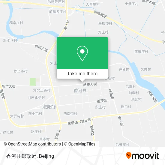 香河县邮政局 map