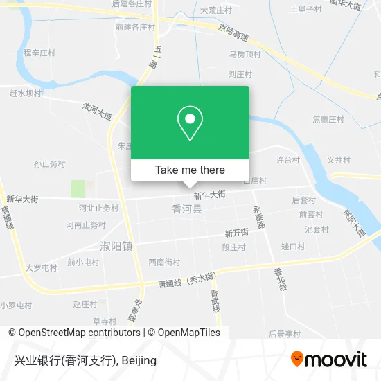 兴业银行(香河支行) map