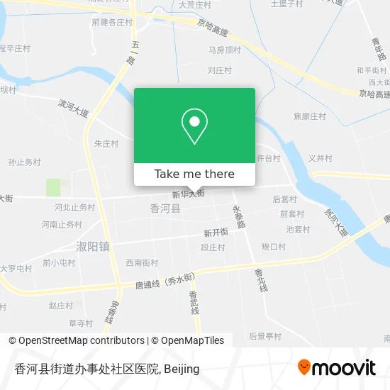香河县街道办事处社区医院 map
