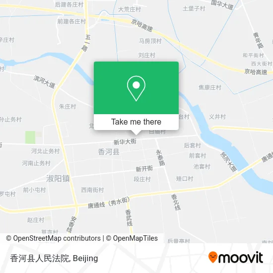香河县人民法院 map