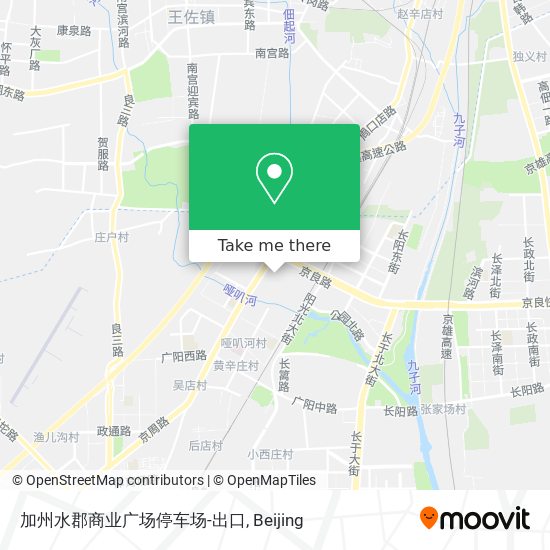 加州水郡商业广场停车场-出口 map