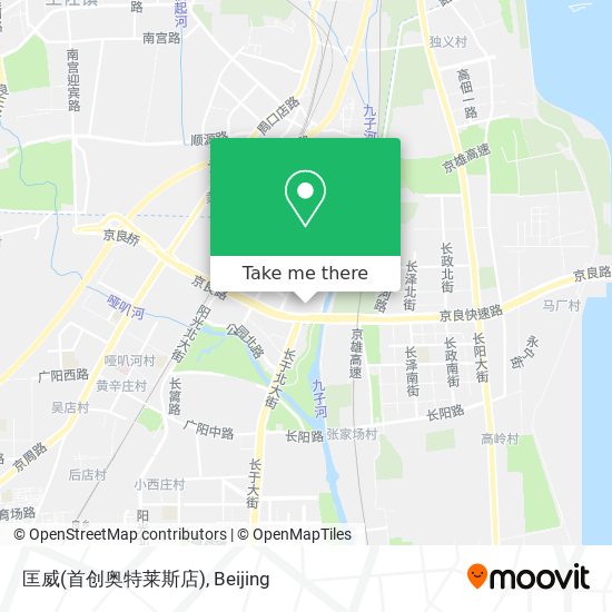 匡威(首创奥特莱斯店) map