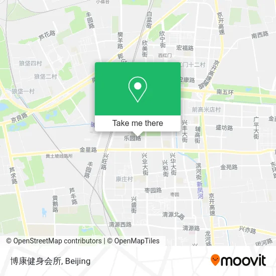 博康健身会所 map