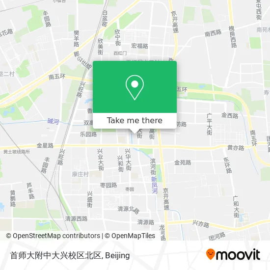 首师大附中大兴校区北区 map