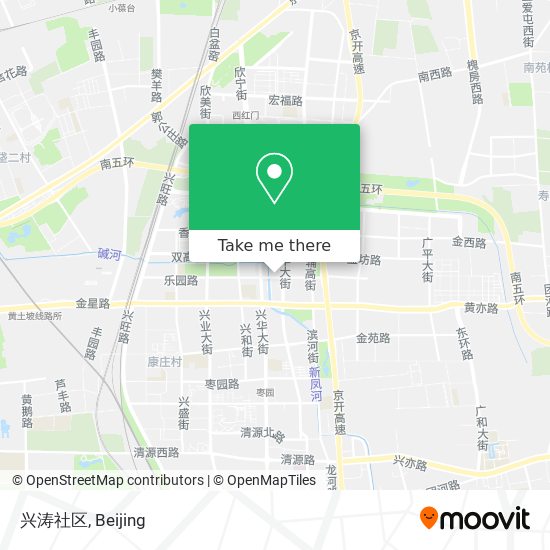 兴涛社区 map