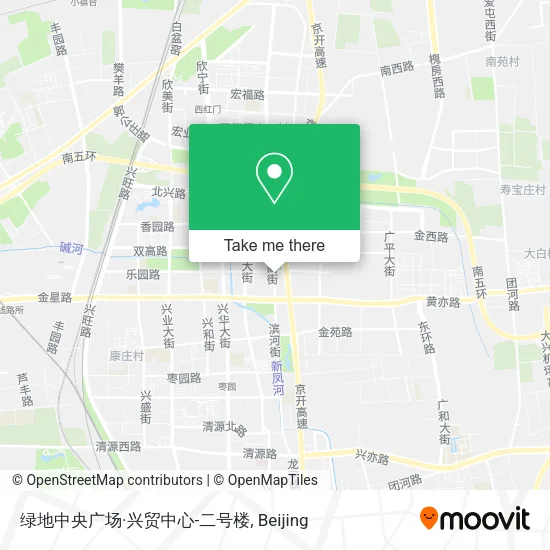 绿地中央广场·兴贸中心-二号楼 map