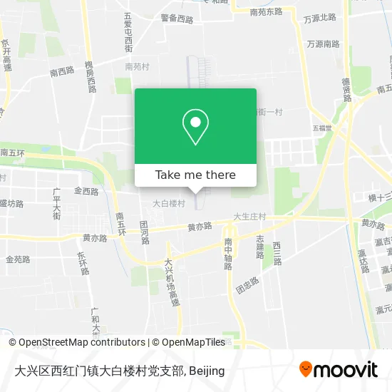 大兴区西红门镇大白楼村党支部 map